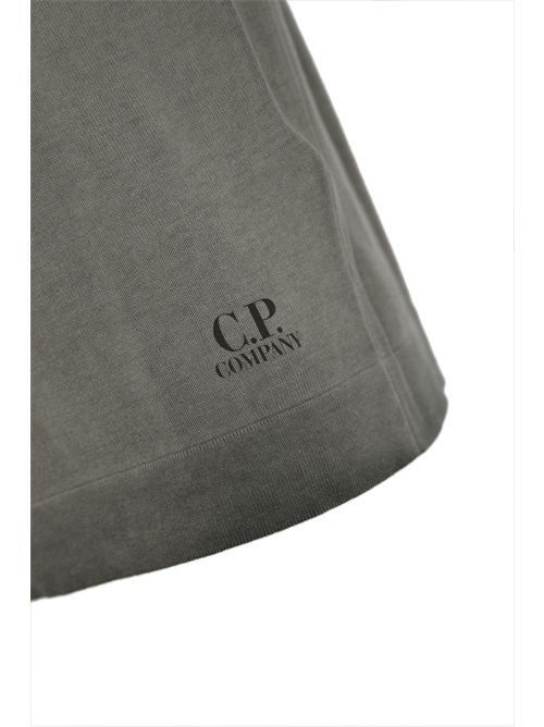 T-shirt in crepe di cotone Black C.P. COMPANY | 18CMKN211 A004128S999